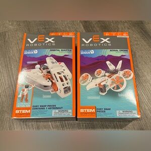 Hex big Vex Robotics STEM kits orbital shuttle, and Aerial drone NIB NWT